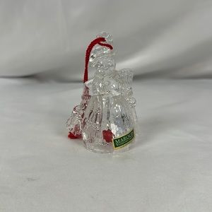 Waterford Marquis Crystal Snowman Bell Ornament